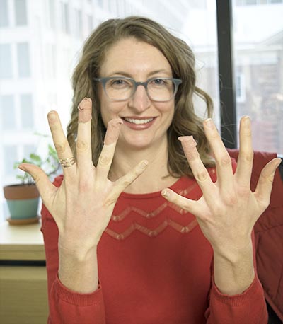 Many drops of blood later...