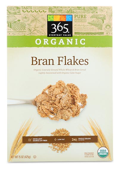 The lowest-sugar bran flakes we found. 