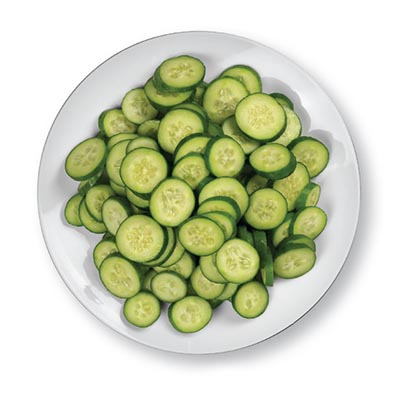Cucumbers: 6 cups