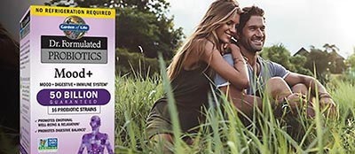 "Promotes emotional well-being & relaxation," says Garden of Life's Mood+. More studies are needed. 