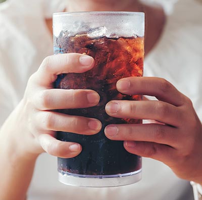 Soft drink? No thanks.