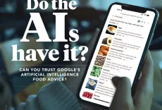 cover of november/december 2024 issue cover with person holding phone looking at search results on their phone.t 