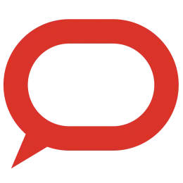 The Conversation's speech bubble logo in red.