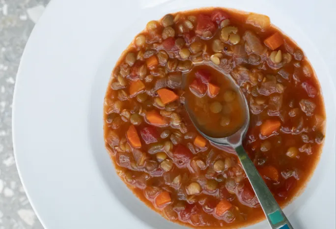 tomato lentil soup