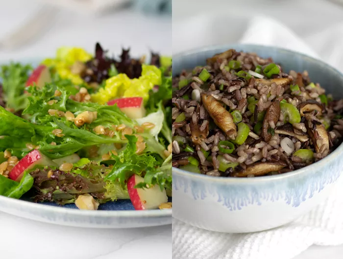 two hole grain side dishes