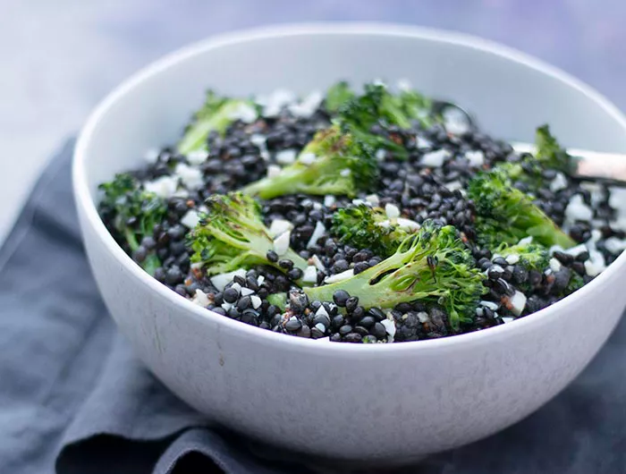 broccoli lentil salad