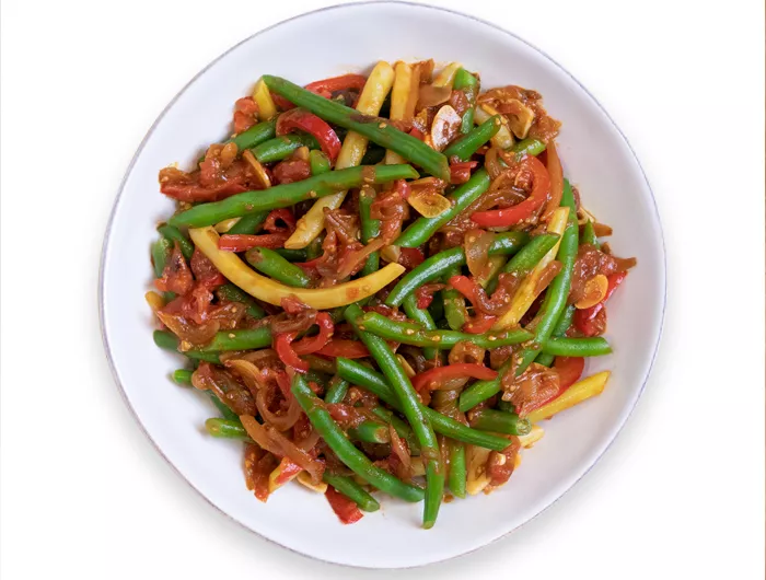 basque country beans on plate