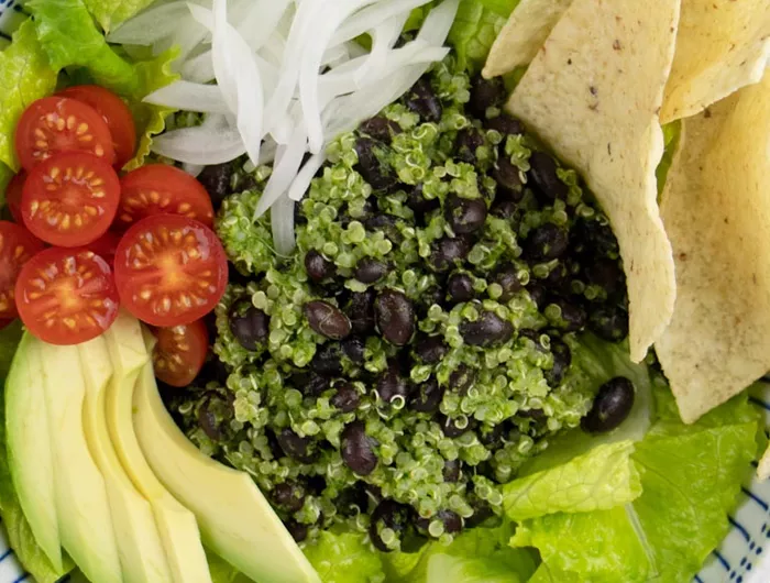 a Mexican flexitarian meal