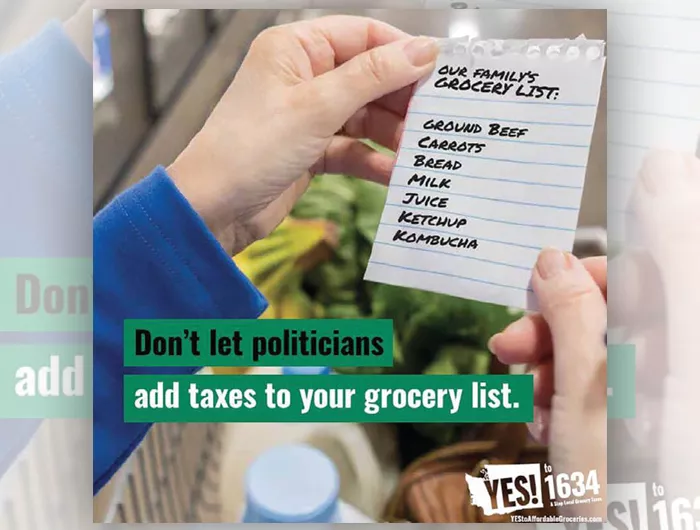 a campaign ad opposing sugary-drinks taxes
