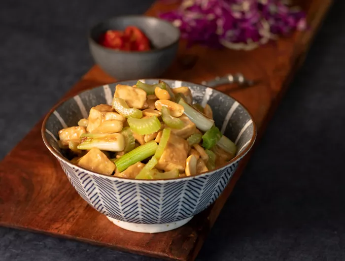 peanut tofu stir-fry