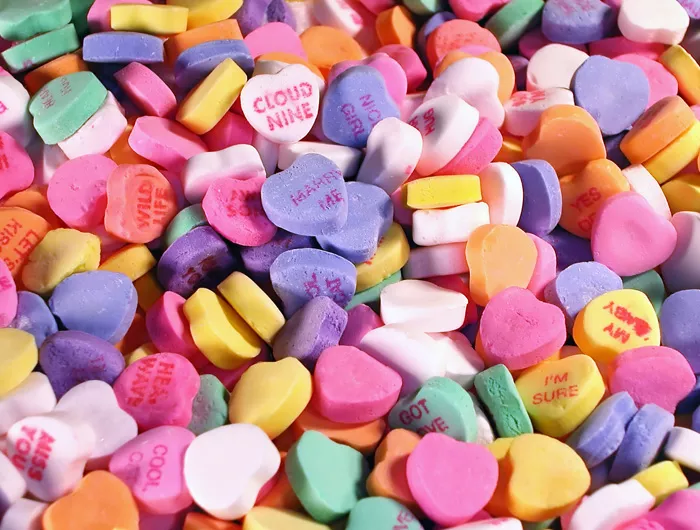 Valentine's candy hearts