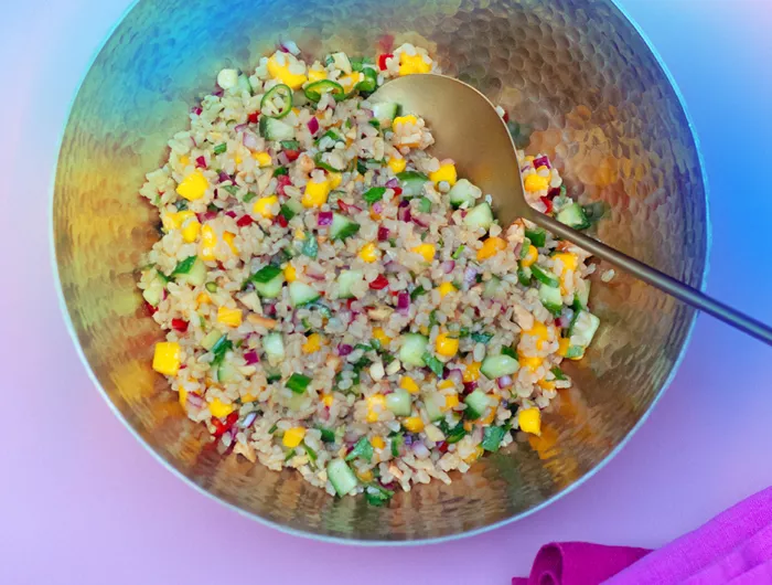 Mango Rice Salad