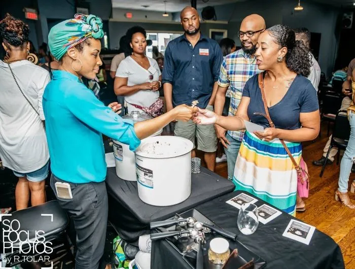 Attendees and organizers at an OKC Black Eats event