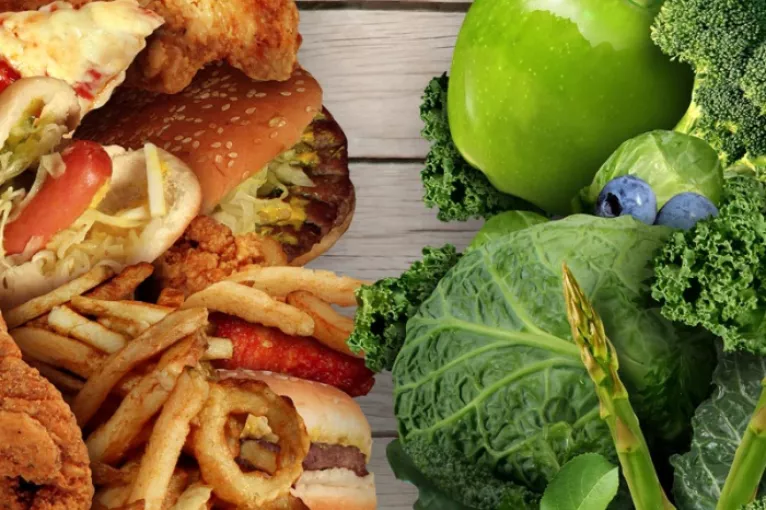 processed foods and fresh produce