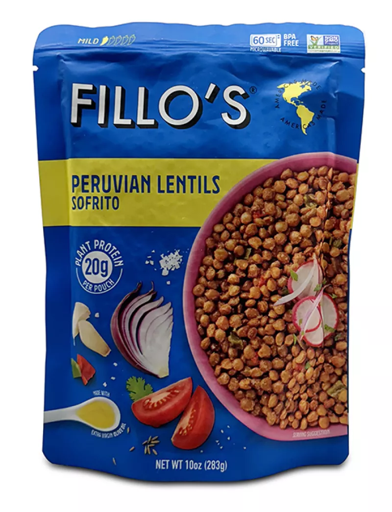 pouch of Fillo's Peruvian Lentils
