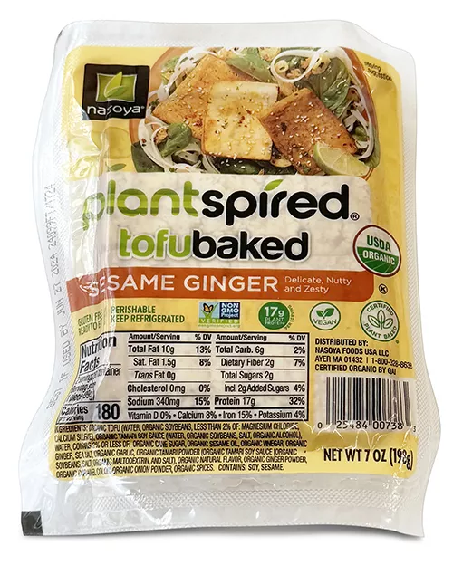 PAckage of Nosoya Plantspired Tofu-baked