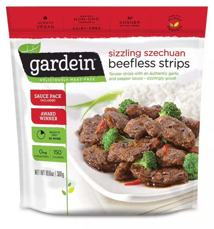 Gardein beefless strips