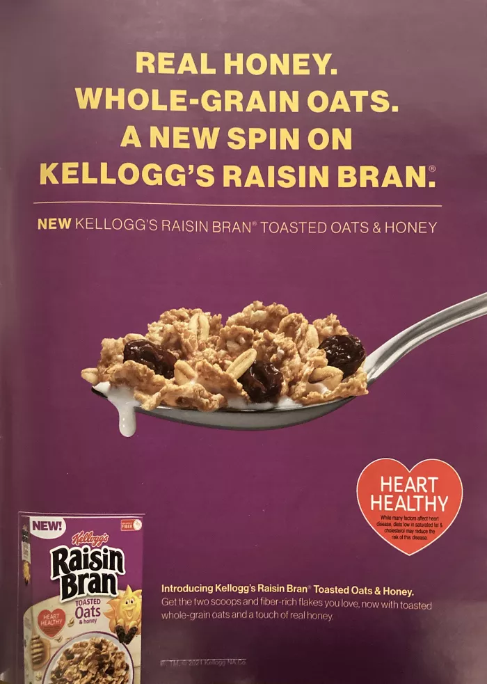 Raisin Bran ad