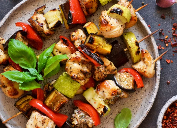 chicken kebabs