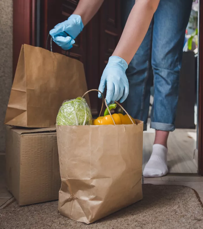 food delivery during Covid