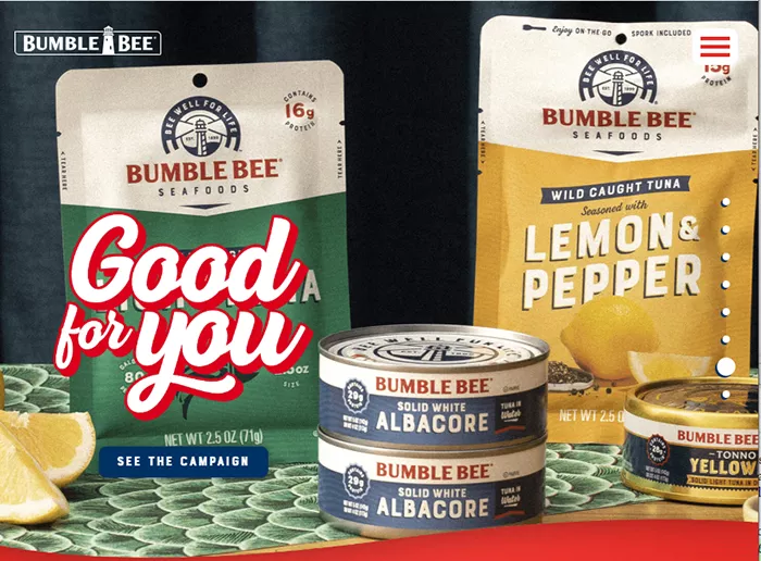 bumble bee seafood products