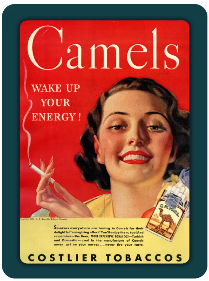 old Camel cigarette ad