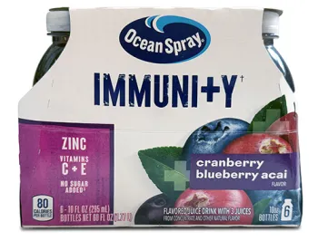 Ocean spray immuni+y cranberry blueberry acai