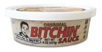 Tub of Original Bitchin' sauce