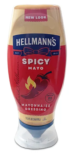 bottle of Hellmann's Spicy Mayo