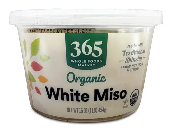 tub of 365 Organic White Miso