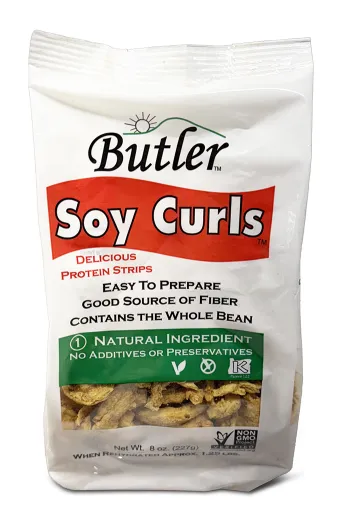 bag of Butler soy curls