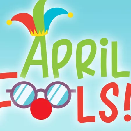 April fools with a jester hat