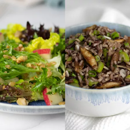 two hole grain side dishes