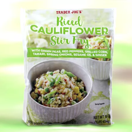 Trader Joe's riced cauliflower stir fry