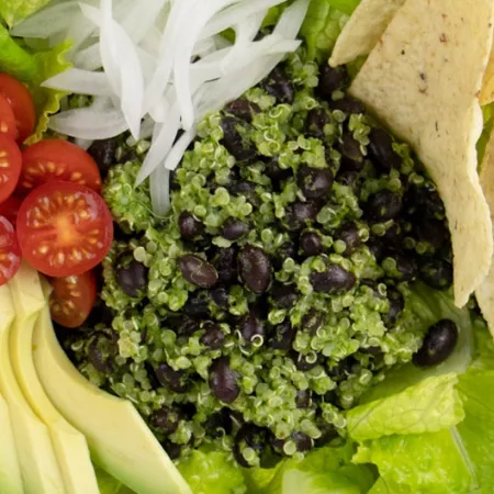 a Mexican flexitarian meal