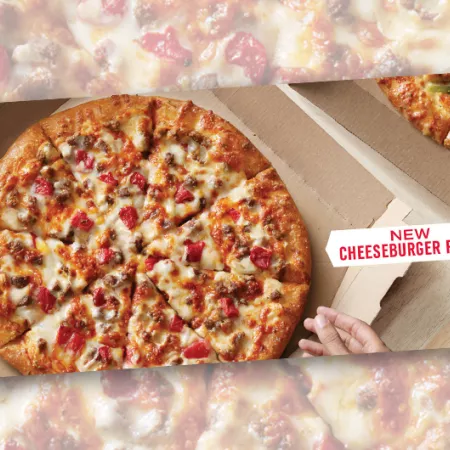 Dominos Cheeseburger Pizza