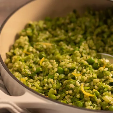 green risotto