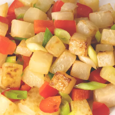 kohlrabi home fries