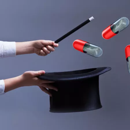 magic trick with pills